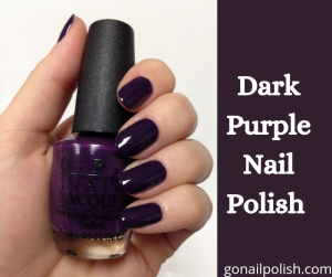 Dark Purple Nail Polish