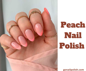 Peach Nail polish 