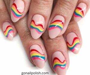 Rainbow Nail Polish