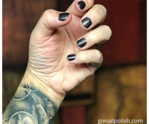 Men Black Nail Polish